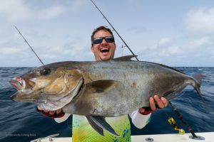Almaco jack a jigging en Cabo Verde