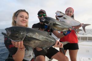 Blue Runner + Almaco Jack a jigging en Isla de Sal