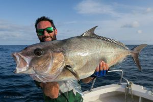 Seriola Rivoliana a jigging en Cabo Verde