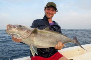 Seriola Dumerili a jigging en Santa María