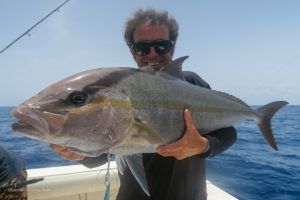 Almaco jack a jigging en Santa María