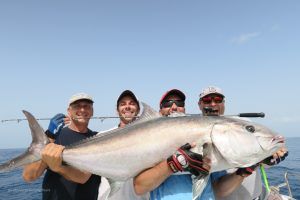 Big amberjack 77lbs a jigging en Isla de Sal